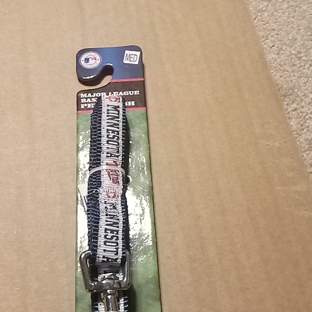 MLB Minnesota twins medium dog leash